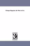 Chicago Magazine. the West As It is. cover