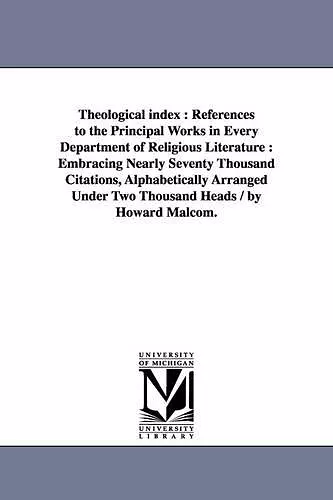 Theological index cover