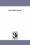 Virginia Baptist Ministers, cover