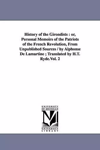 History of the Girondists cover