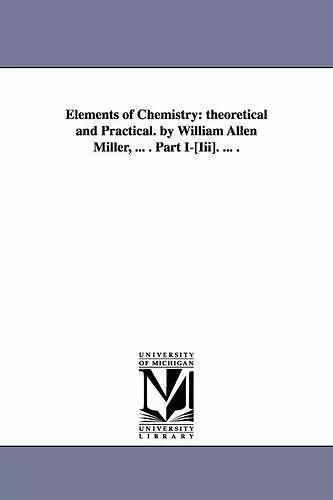 Elements of Chemistry cover