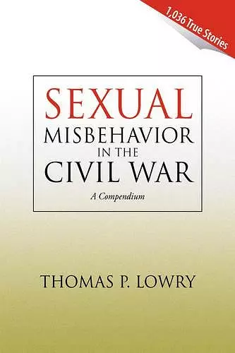 Sexual Misbehavior in the Civil War cover