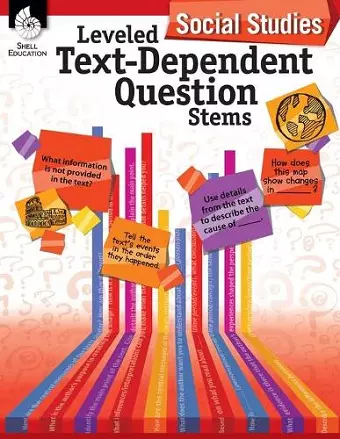 Leveled Text-Dependent Question Stems: Social Studies cover