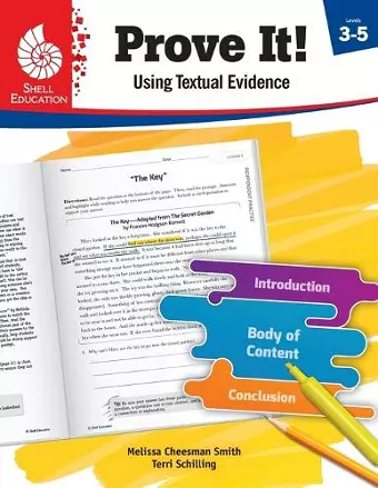 Prove It! Using Textual Evidence, Levels 3-5 cover