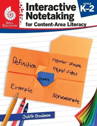 Interactive Notetaking for Content-Area Literacy, Levels K-2 cover