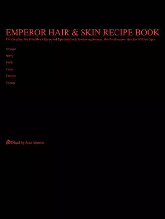 Emperor Hair and Skin Recipe Book cover