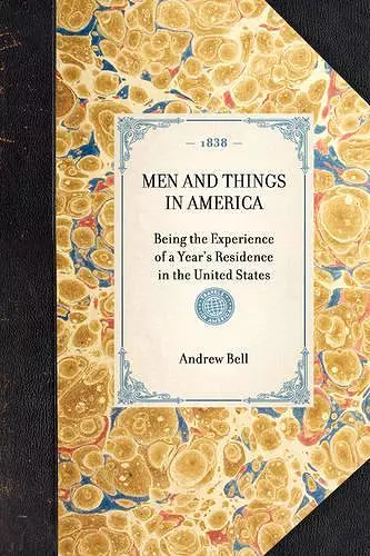 Men and Things in America cover