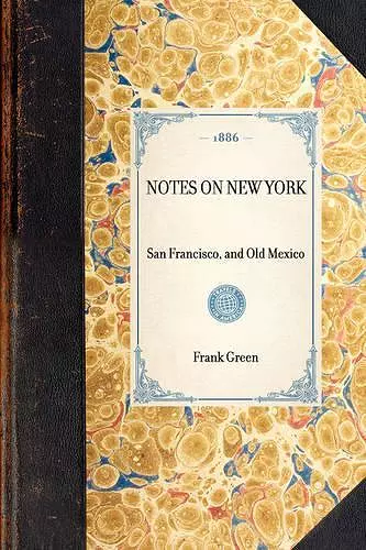 Notes on New York cover