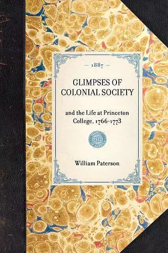 Glimpses of Colonial Society cover