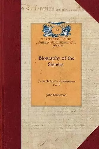 Biography of the Signers V2 cover