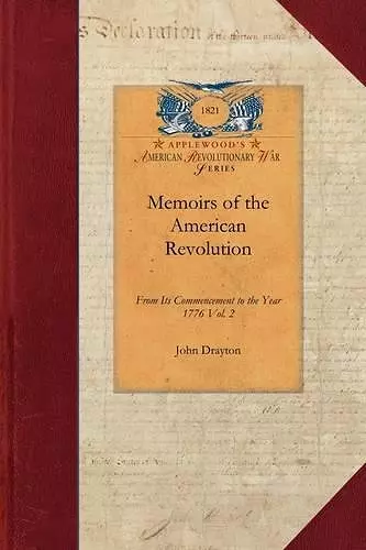 Memoirs of the American Revolution V2 cover