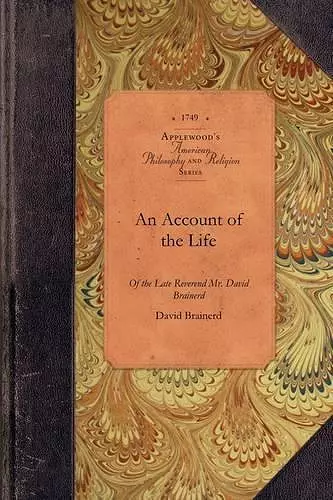 Account of Life of REV David Brainerd cover