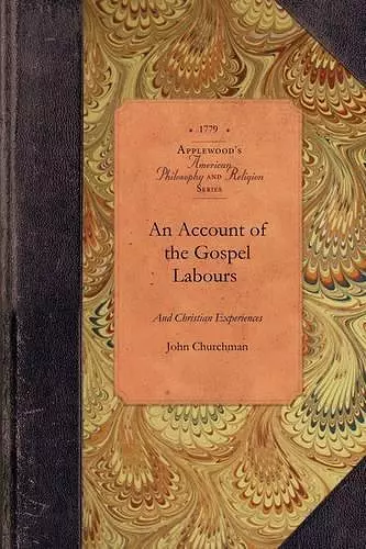 Account of Experiences of John Churchman cover