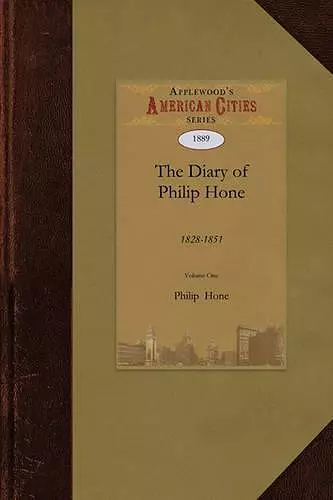 Diary of Philip Hone cover