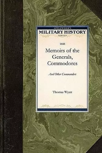 Memoirs of the Generals, Commodores, and cover