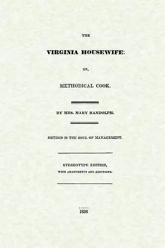 Virginia Housewife cover