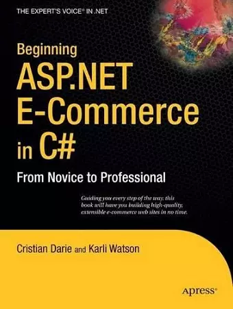 Beginning ASP.NET E-Commerce in C# cover