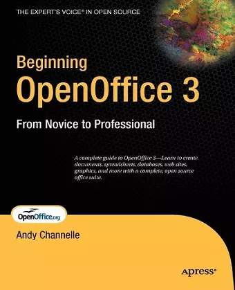 Beginning OpenOffice 3 cover