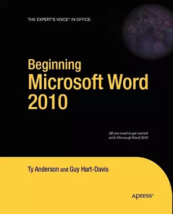 Beginning Microsoft Word 2010 cover