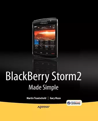 BlackBerry Storm2 Made Simple cover