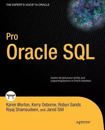 Pro Oracle SQL cover