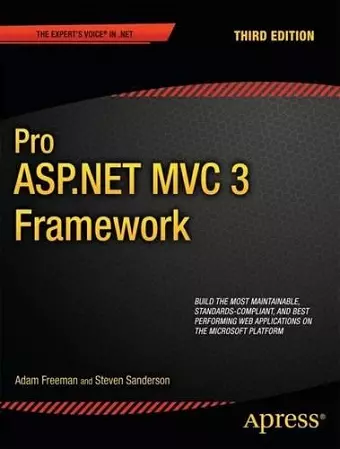 Pro ASP.NET MVC 3 Framework cover