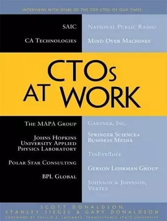 CTOs at Work cover