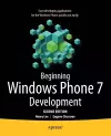 Beginning Windows Phone 7 Development cover
