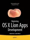 Beginning OS X Lion Apps Development cover