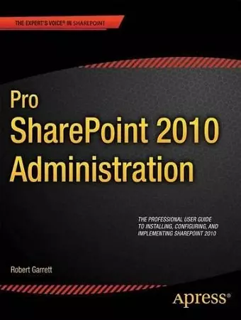 Pro SharePoint 2010 Administration cover