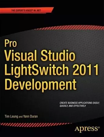 Pro Visual Studio LightSwitch 2011 Development cover