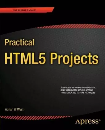 Practical HTML5 Projects cover