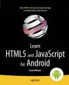 Learn HTML5 and JavaScript for Android cover