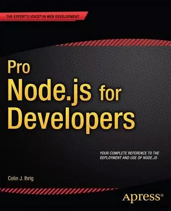 Pro Node.js for Developers cover