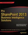 Pro SharePoint 2013 Business Intelligence Solutions cover