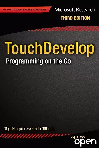 TouchDevelop cover