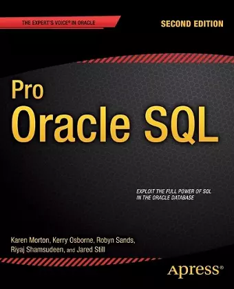 Pro Oracle SQL cover