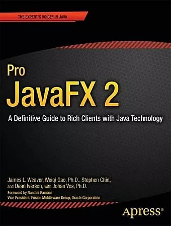 Pro JavaFX 2 cover