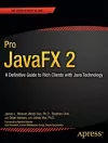 Pro JavaFX 2 cover
