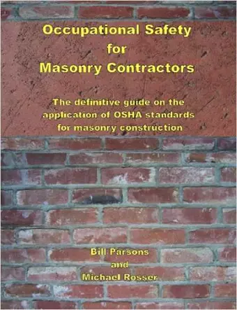 Occupational Safety for Masonry Contractors cover