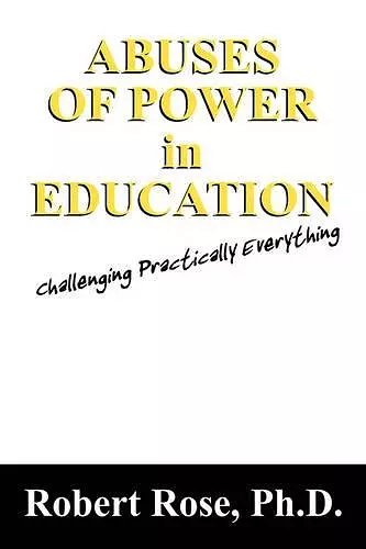 Abuses of Power in Education cover