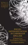 Social Differentiation in Cameroon English cover