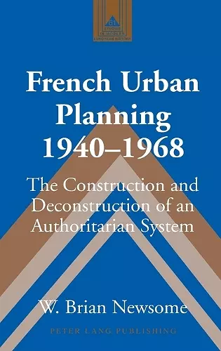 French Urban Planning, 1940-1968 cover