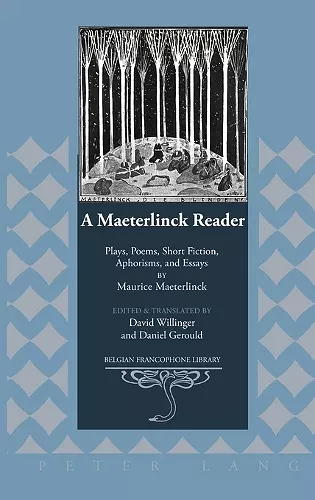 A Maeterlinck Reader cover