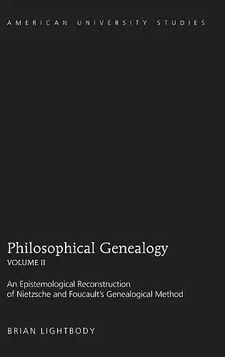 Philosophical Genealogy- Volume II cover