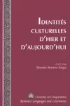 Identites Culturelles d'Hier et d'Aujourd'hui cover