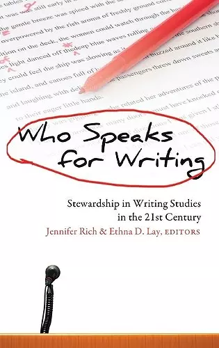 Who Speaks for Writing cover