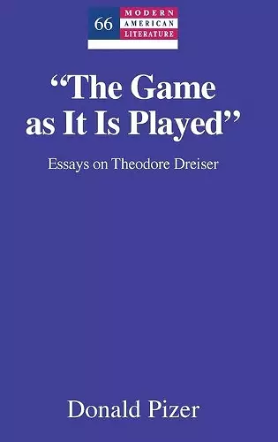 "The Game as It Is Played" cover
