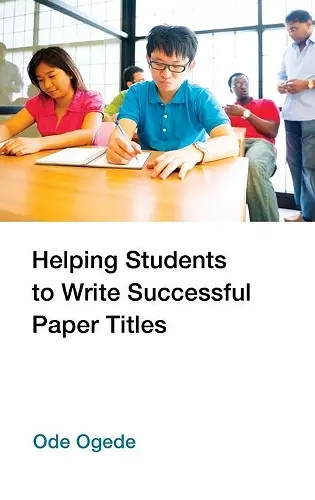 Helping Students to Write Successful Paper Titles cover