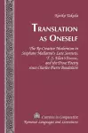 Translation as Oneself cover